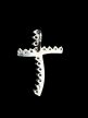 Ezüst kereszt medál 