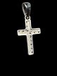 Ezüst kereszt medál 