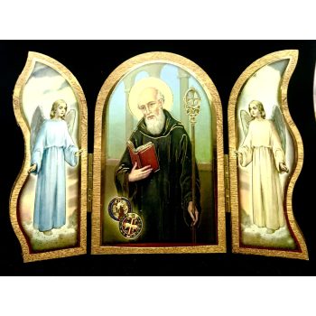 Szent Benedek triptichon