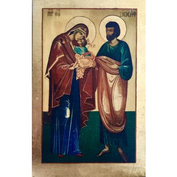 A Szent Család ikon (egész alakos)