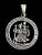 Ezüst Szent Kristóf medál
