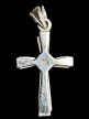 Ezüst kereszt medál 