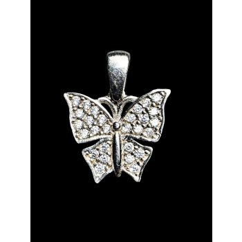 Ezüst pillangó medál